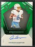 2025 Panini Flawless Shadow Emerald #RSS-OHN Omarion Hampton RC Rookie Auto 1/5
