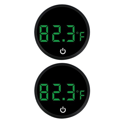 Wireless Aquarium Thermometer 2pcs Digital LCD Fish Tank Temperature Gauge