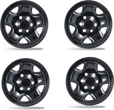 16'' Wheel skins for 2005-2023 TOYOTA TACOMA Set Of 4 Pcs; Glossy Black