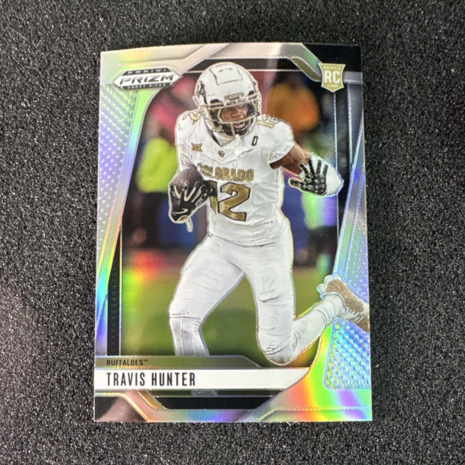 2025 Panini Prizm Draft Picks Silver Prizm Travis Hunter #21 Rookie Football
