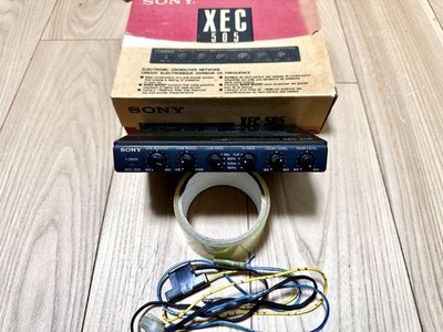 Sony XEC-505 Analog Equalizer with Box Vintage