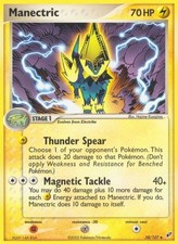 2005 Pokemon: Deoxys - Manectric (#38/107, Uncommon, Moderately Played) on eBay