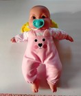 BERENGUER 15IN GIRL BABY DOLL, PINK OUTFIT- PACIFIER — photo 5