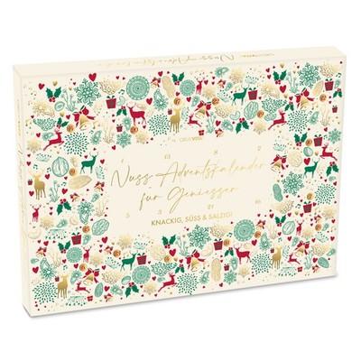 Nuss Adventskalender Limited Edition 2025 - süß, salzig, würzig für Adventszeit