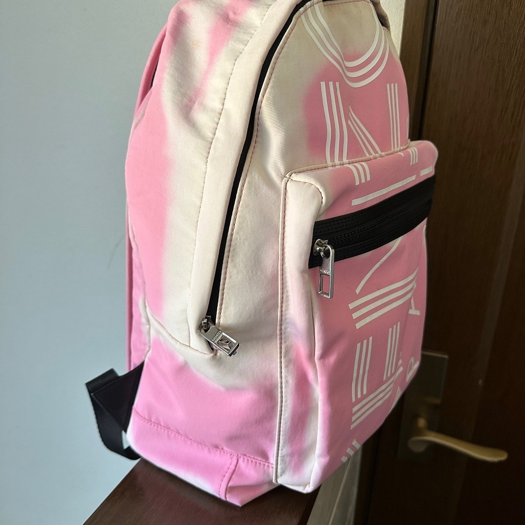 Kenzo Paris Logo Pink Backpack Kenzo Paris Backpack Pink Kenzo main image 4