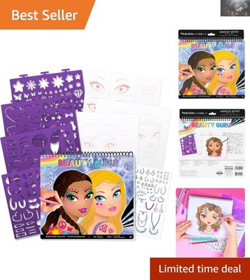 Fashion Angels Sketchbook for Beginners: 40 Sheets, Stencils & Stickers Included