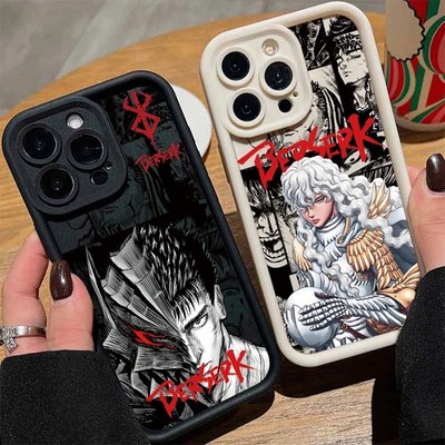 Anime Berserk Handyhüllen für iPhone 17, 16, 15, 14, 13 Pro, ProMax
