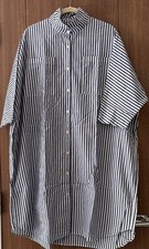 GALLEGO DESPORTES Shirt Dress Cotton 100 110cm Length Pocket Shoulder 44cm