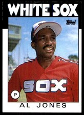 Al Jones 1986 Topps #227 Chicago White Sox MLB READ FREE SHIPPING AutographDen