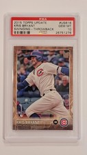 2015 Topps Kris Bryant 2014 Bowman Acrylic Wall Art 12