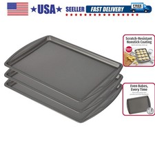 Everyday Nonstick Carbon Steel 13  x 9  Baking Sheet Set, 3 Pack   Standard-S...