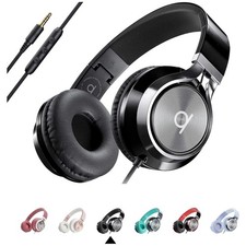 Foldable Wired Headphones - Noise Isolation & Volume Control