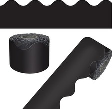 65Ft of Black Bulletin Board Borders, 1 Roll ...