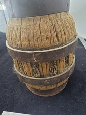Antique Wagon Wheel Hub Wood Iron 14 Spokes Vintage 13 Tall