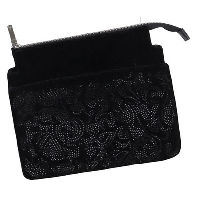 Zara Basic, Abendtasche, Damen, Polyester, Schwarz, Paisley, 26, 6, 23 cm #Ve0