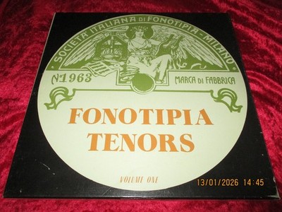 5-LP-BOX--FONOTIPIA-TENORS--VOLUME ONE--RUBINI RECORDS-England !-