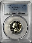 1976-S Silver Washington Quarter PCGS PR69DCAM