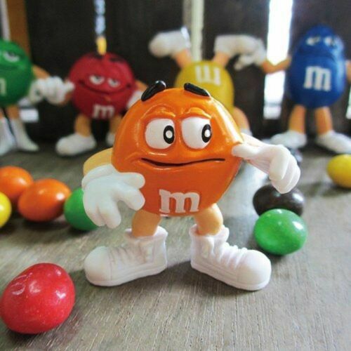 M&M's Figure 5 Set CANDY Character m&m Mini PVC Collectible