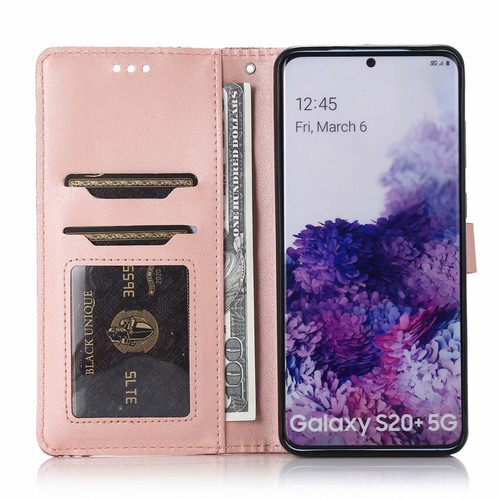 Glitter Wallet Case Women's Card Flip Cover for Samsung S22+/S21+/S20+ FE Ultra - Picture 31 of 33