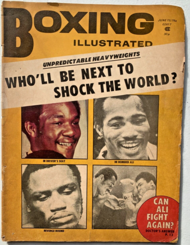 Juni 1973 Boxen Illustrierte Zeitschrift Schwergewichte Muhammad Ali George Foreman