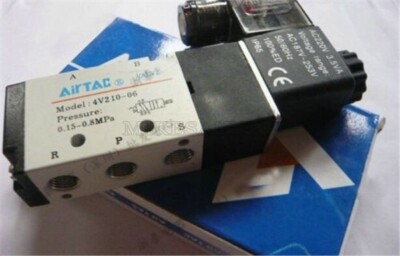 1Pcs New Airtac Solenoid Valve 4V210-06 Coil 24Vdc Plc Module nt