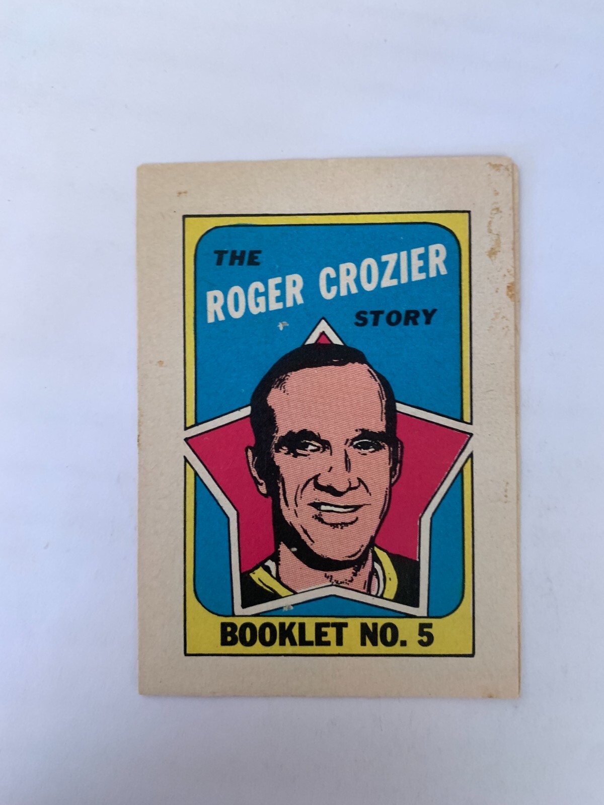 1971-72 O-Pee-Chee/Topps Booklets #5 Roger Crozier (invM1)