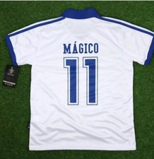 El Salvador Men's Retro Soccer Jersey, WC Spain 82, Mágico #11 size M