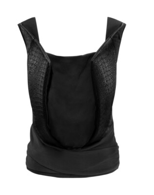 Babytrage Cybex Yema Tie Sturdust Black Leather Design