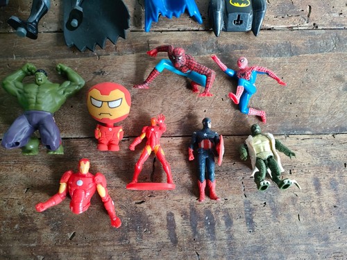 Lotto 1 Supereroi Batman Superman Hulk Marvel DC Comics Action Figures PVC - Imagen 6 de 7