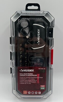 HUSKY TOOLS 1007 866 725 8-40 in-lbs  1/4in. Electronic Torque Screwdriver