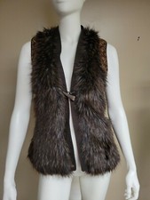 Guess Faux Fur Brown Vest RP90E