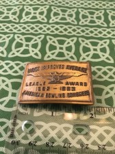 Most Improved Average American Bowling Congress 1962-63 Belt Buckle FREE SHIP