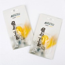 Nokya 7440 Bulb Hyper Yellow 21w Turn Signaltail Light Bulb Nok6207 Qty2