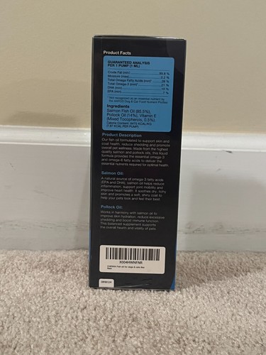 Chewia - Fish Oil for Dogs - Omega-3 - Skin, Immune, Joint Support- EXP02/27 NEW - Picture 4 of 4