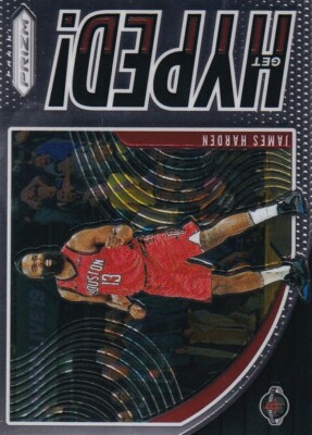 2019-20 PRIZM HYPED INSERTS JAMES HARDEN HOUSTON ROCKETS - B4376-2