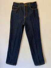 Gitano Jeans Vintage High Rise Mom Dark Wash Blue Denim Size 10 Short 100 Cotton