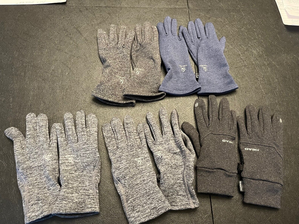 Head Sensatic Womans Running Gloves, Lot of 5 pair | eBay