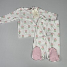 The Beaufort Bonnet Company Baby 3-6M Harts Hold Me Set Flowers For Friends 2PC