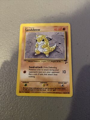 pokemon card sandshrew Sandshrew - 54/108 - Evolutions main image 1