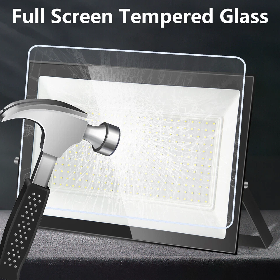 LED Fluter Strahler mit Bewegungsmelder Außenleuchte Scheinwerfer Garten Lampe - Bild 3 von 4