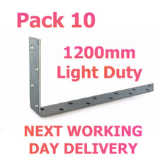 10 x 1200mm Wall Plate Restraint Straps 2.5mm Galvanised