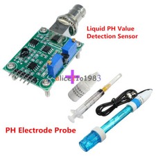 Aquarium Hydroponic PH Electrode Probe Liquid PH Value Detection Sensor