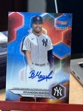 2023 Bowman’s Best Brandon Mayea Blue Refractor Auto 83/150