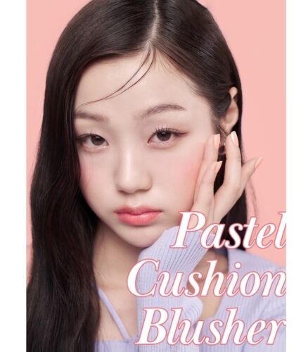 THE FACE SHOP Fard con cuscino pastello 5gx2EA #03 blush arancione/guancia lato piscina K - Foto 4 di 17