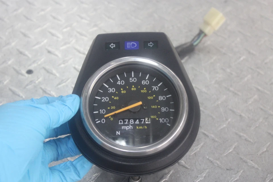 Suzuki Savage 650 LS650P 1999 medidor Speedo 7.847 ODO RUN VID 34110-24C20 Foto 2 de 4