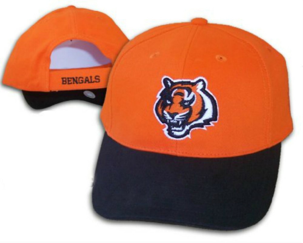 Cincinnati Bengals Adjustable One Size Fits Most Hat Cap - Free Shipping