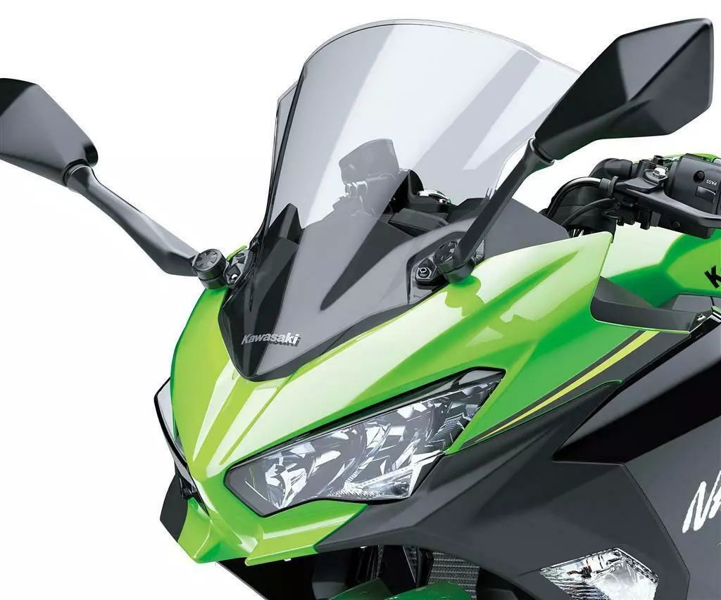 OEM GENUINE KAWASAKI NINJA 400 SMOKED LARGE WINDSHIELD SCREEN 999941045 OEM GENUINE KAWASAKI NINJA 400 SMOKED LARGE WINDSHIELD SCREEN 999941045