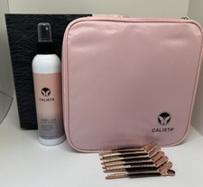 Calista Volumizing Self Grip Rollers Curlers Clips Case Long Medium Flex Spray