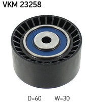 SKF VKM 23258 Umlenk-/FüHrungsrolle, Zahnriemen For CitroËN Peugeot