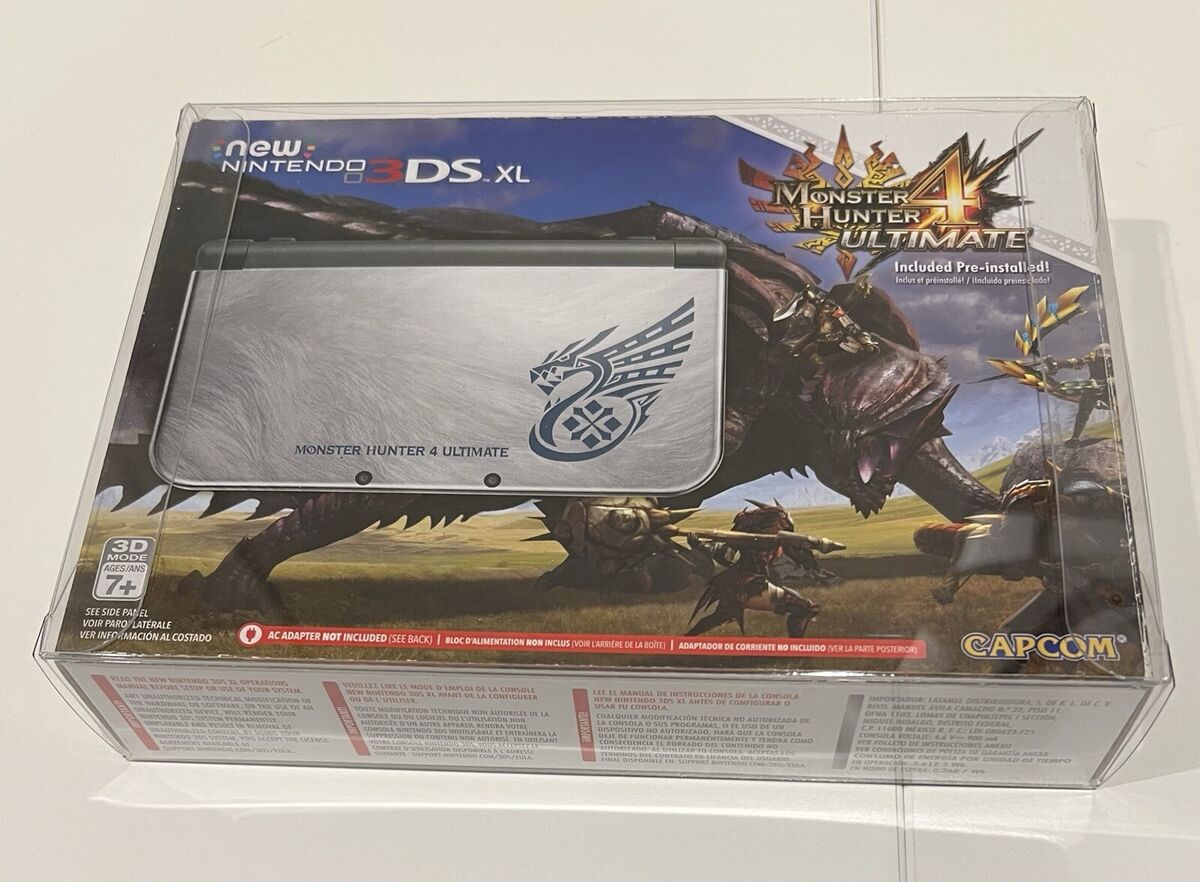 Nintendo New 3DS XL Monster Hunter 4 Ultimate Bundle Silver Nintendo New 3DS XL Monster Hunter 4 Ultimate Bundle Silver
